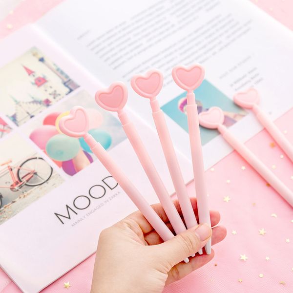 2pcs/lot novelty lovely pink heart shape gel pen creative stationery office supplies school chancery for students gift
2pcs/lot novelty lovely pink heart shape gel pen creative stationery office supplies school chancery for students gift