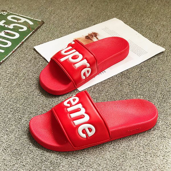 

designer slippers new brand letters desinger slides mens flip flops summer skid resistance beach flat slippers shoes 4 colors optional, Black