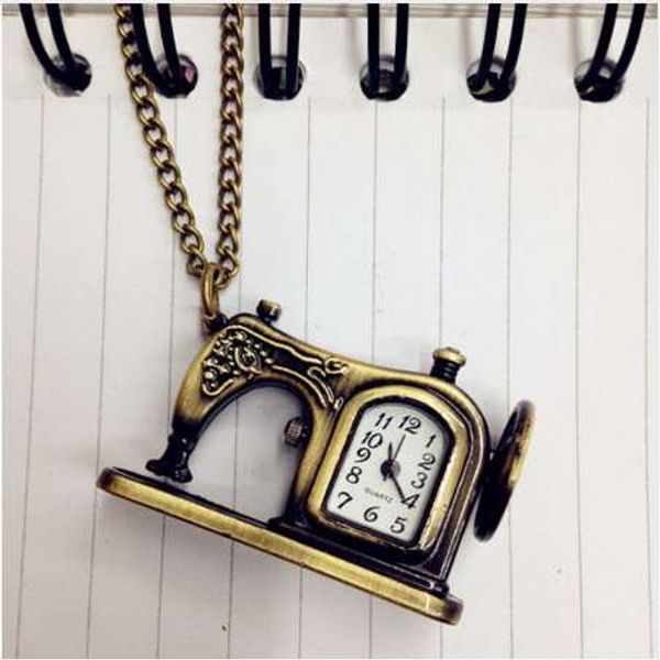 creative fob watches retro antique bronze alloy sewing machines pendant christmas quartz watch pocket watches, Slivery;golden
creative fob watches retro antique bronze alloy sewing machines pendant christmas quartz watch pocket watches, Slivery;golden