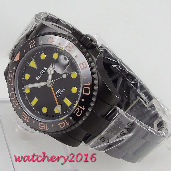 bliger automatic watch pvd deployment clasp gmt sapphire glass super lume black dial mechanical watches relogio masculino gift, Slivery;brown
bliger automatic watch pvd deployment clasp gmt sapphire glass super lume black dial mechanical watches relogio masculino gift, Slivery;brown