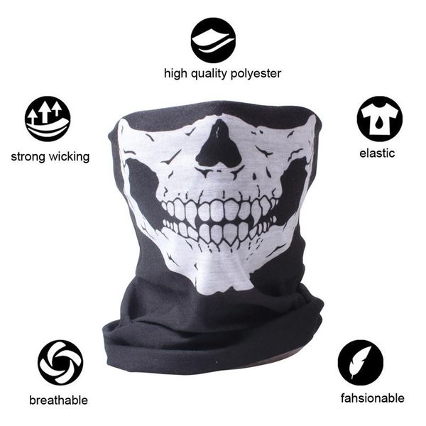 balaclava skull bandana helmet neck face masks for bike motorcycle ski outdoor sports halloween mask skeleton protective gear scarf style, Black
balaclava skull bandana helmet neck face masks for bike motorcycle ski outdoor sports halloween mask skeleton protective gear scarf style, Black