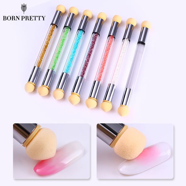1 pc double-ended sponge nail brush gradient shading pen dotting head rhinestone handle nail art tool manicure accessories, Yellow
1 pc double-ended sponge nail brush gradient shading pen dotting head rhinestone handle nail art tool manicure accessories, Yellow