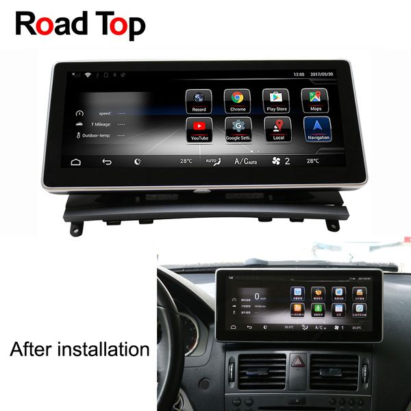 Android 8.1 Дисплей для Mercedes Benz C Class W204 автомобиля 2008 до 2010 10,25" сенсорный экран навигации GPS стерео радио мультимедийный проигрыватель
Android 8.1 Дисплей для Mercedes Benz C Class W204 автомобиля 2008 до 2010 10,25" сенсорный экран навигации GPS стерео радио мультимедийный проигрыватель