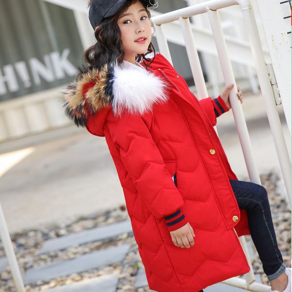girl winter 80% white duck down coat child big fur collar keep warm thick hooded jacket long outerwear kids, Blue;gray
girl winter 80% white duck down coat child big fur collar keep warm thick hooded jacket long outerwear kids, Blue;gray