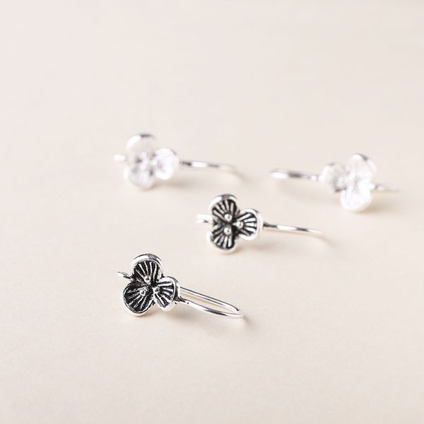 925 sterling silver fashion jewelryflower ear wire french hook earrings findings diy a1664
925 sterling silver fashion jewelryflower ear wire french hook earrings findings diy a1664