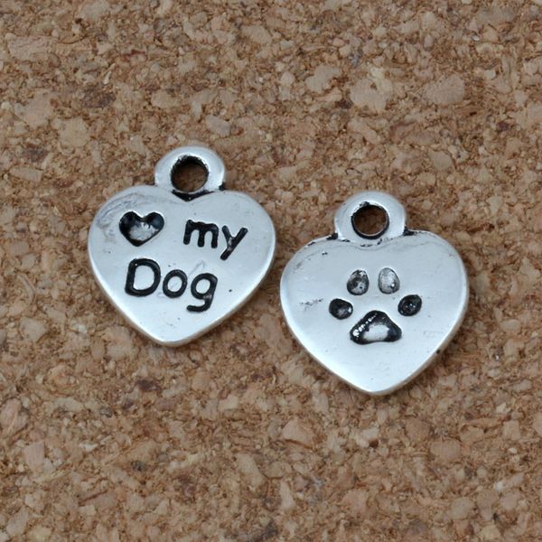 300pcs mini 9.5x12mm love heart "my dog" with dog puppy paw print diy charm pendant for crafting, jewelry making accessory a-212, Bronze;silver
300pcs mini 9.5x12mm love heart "my dog" with dog puppy paw print diy charm pendant for crafting, jewelry making accessory a-212, Bronze;silver