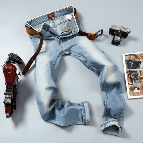 left rom fashion men's clothing pure cotton thin body comfortable long the trousers/men leisure long the cowboy trousers, Blue
left rom fashion men's clothing pure cotton thin body comfortable long the trousers/men leisure long the cowboy trousers, Blue