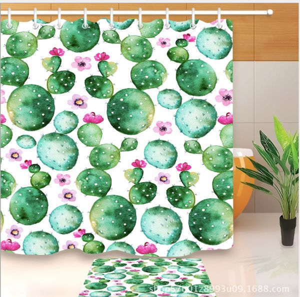 cactus flower design pattern irish decorations 3d print waterproof bathroom decor fabric shower curtains floor mats sets
cactus flower design pattern irish decorations 3d print waterproof bathroom decor fabric shower curtains floor mats sets