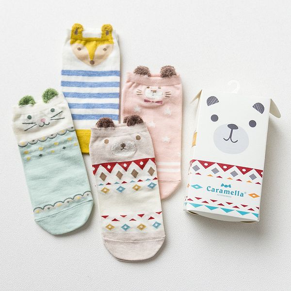 подарочная коробка милый мультфильм узоры короткие хлопчатобумажные носки для женщин весна-лето мода носки лодыжки женские носки лодки 4 пар, Black;white
подарочная коробка милый мультфильм узоры короткие хлопчатобумажные носки для женщин весна-лето мода носки лодыжки женские носки лодки 4 пар, Black;white