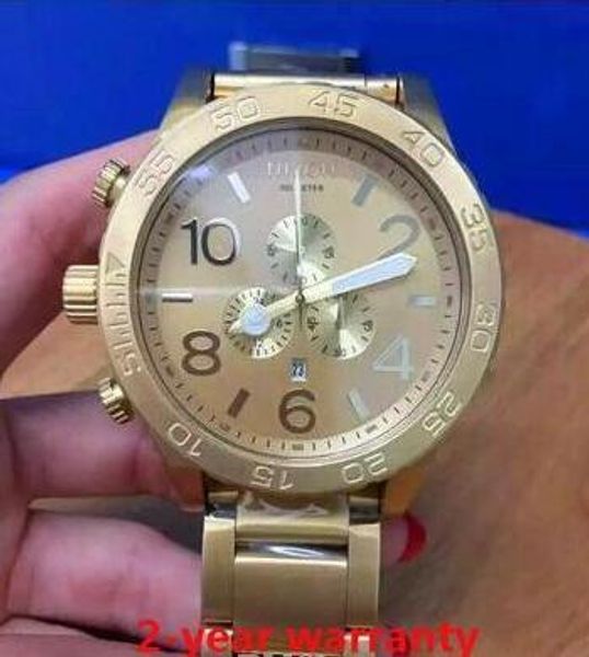 nx mens 51-30 chronograph a083-502 a083502 all gold stainless-steel quartz watch 51mm water proof gold dial watch + original box, Slivery;brown
nx mens 51-30 chronograph a083-502 a083502 all gold stainless-steel quartz watch 51mm water proof gold dial watch + original box, Slivery;brown