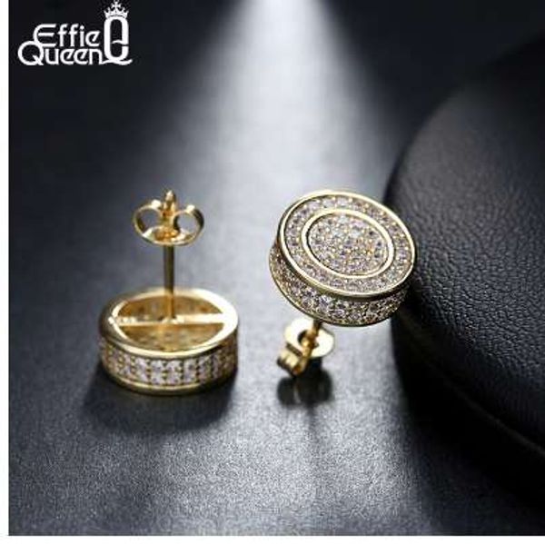 effie queen gold & silver color stud earrings personalized zirconia round earring jewelry accessories for women de130, Golden;silver
effie queen gold & silver color stud earrings personalized zirconia round earring jewelry accessories for women de130, Golden;silver