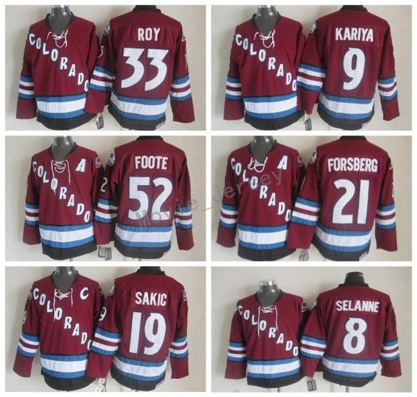 Ice Hockey 21 Peter Forsberg Jersey Red Men Colorado Avalanche Vintage 8 Teemu Selanne 9 Paul Kariya 52 Adam Foote 19 Joe Sakic
Ice Hockey 21 Peter Forsberg Jersey Red Men Colorado Avalanche Vintage 8 Teemu Selanne 9 Paul Kariya 52 Adam Foote 19 Joe Sakic