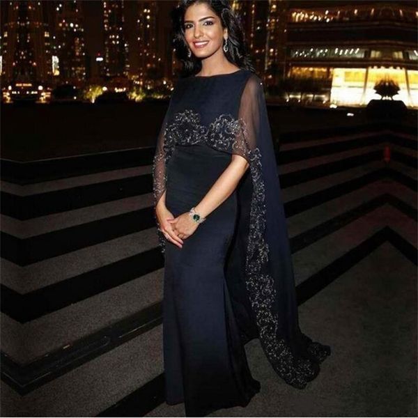 navy blue lace mermaid arabic evening dresses with cape floor length prom dress elegant mother of the bride dress, Black;red
navy blue lace mermaid arabic evening dresses with cape floor length prom dress elegant mother of the bride dress, Black;red