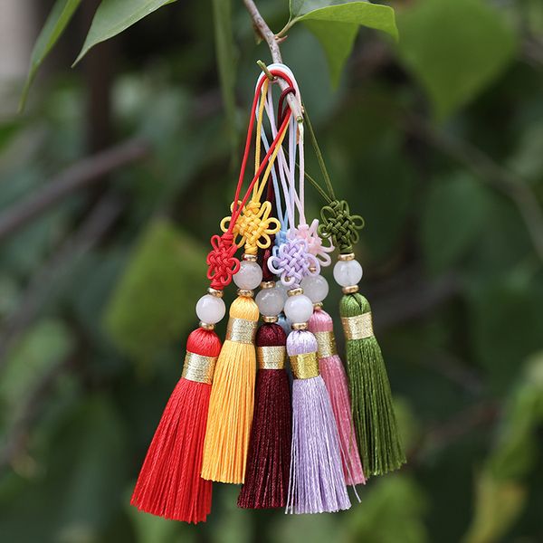 chinese knot tassel pendant for car hanging bag ornaments diy handmade jewelry birthday wedding party favor
chinese knot tassel pendant for car hanging bag ornaments diy handmade jewelry birthday wedding party favor