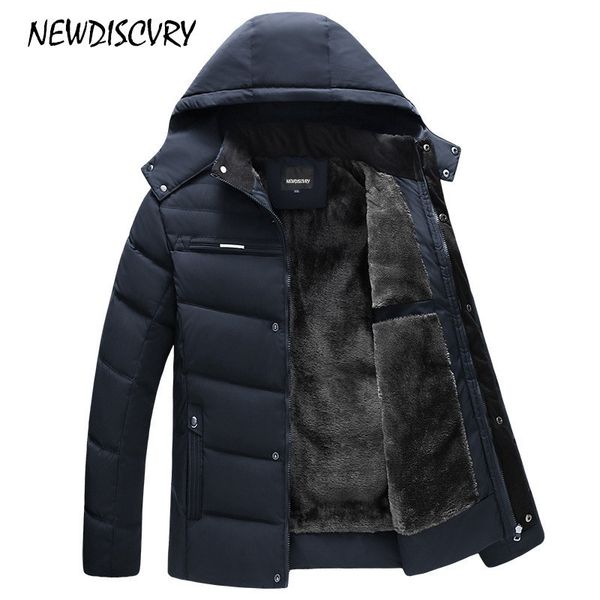 newdiscvry men's hooded parka winter man jacket waterproof 2018 thick fleece warm men coat casual overcoat male clothes outwear, Black
newdiscvry men's hooded parka winter man jacket waterproof 2018 thick fleece warm men coat casual overcoat male clothes outwear, Black