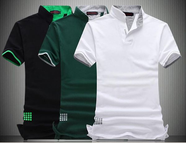 shirt cotton sell men's slim fashion men stand collar fit sleeve short solid shirt polo casual design tshirts plus size 6xl knkla, Black
shirt cotton sell men's slim fashion men stand collar fit sleeve short solid shirt polo casual design tshirts plus size 6xl knkla, Black