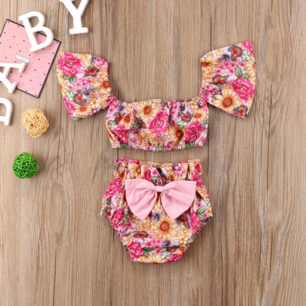 toddler newborn baby girls bowknot summer off-shoulder t-shirt short pants outfit clothing set, White
toddler newborn baby girls bowknot summer off-shoulder t-shirt short pants outfit clothing set, White