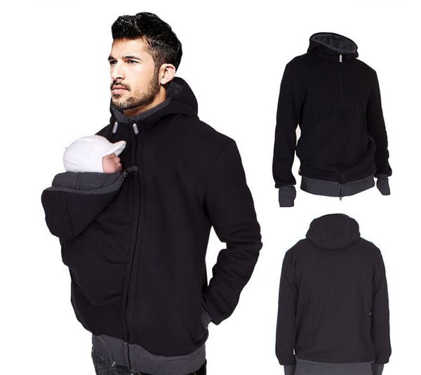 2 in 1 baby carrier hoodies men autumn spring dad mens kangaroo jackets sweatshirts zippers up black
2 in 1 baby carrier hoodies men autumn spring dad mens kangaroo jackets sweatshirts zippers up black