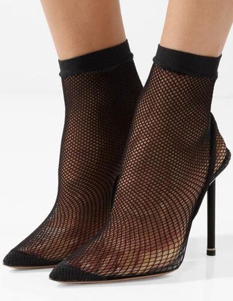 new 2018 brand women black pointed toe stiletto heel slip on elastic fishnet socks short/over the knee boots plus size 42
new 2018 brand women black pointed toe stiletto heel slip on elastic fishnet socks short/over the knee boots plus size 42