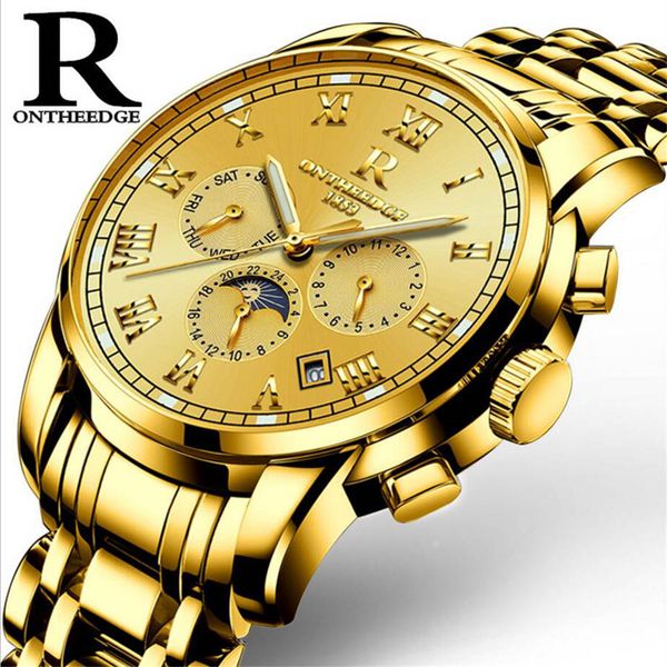2017 men's watches moon phase mechanical fashion casual sport watch wristwatch men's automatic wrist watch, Slivery;brown
2017 men's watches moon phase mechanical fashion casual sport watch wristwatch men's automatic wrist watch, Slivery;brown