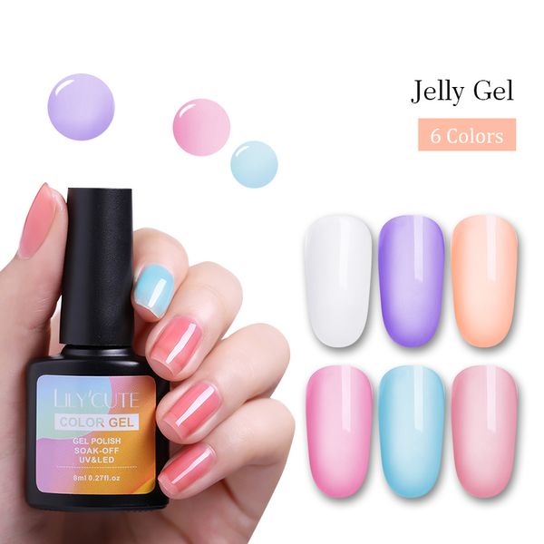 lilycute 8ml opal jelly gel nail polish soak off nail art polish uv led semi vernis permanent gel lacquer, Red;pink
lilycute 8ml opal jelly gel nail polish soak off nail art polish uv led semi vernis permanent gel lacquer, Red;pink