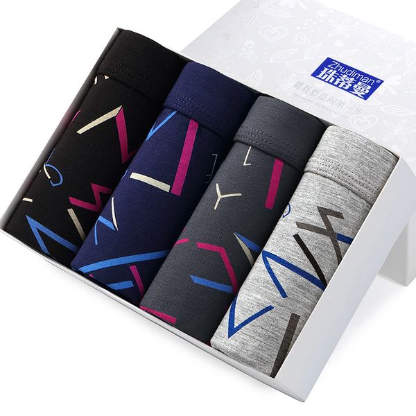 zhudiman underwear 4pcs/lot selling mens boxer mens printed soft breathable male panties boxer hommen modal underpants, Black;white
zhudiman underwear 4pcs/lot selling mens boxer mens printed soft breathable male panties boxer hommen modal underpants, Black;white