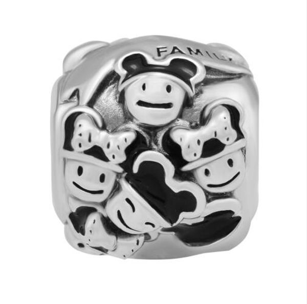 fits for european bracelet original charms 925 sterling silver cartoon mouse family charm 2018 beads women jewelry, Black
fits for european bracelet original charms 925 sterling silver cartoon mouse family charm 2018 beads women jewelry, Black