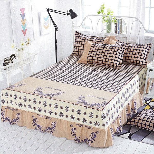 23 styles cotton bed skirt single piece bedding printing bed cover cartoon striped home decoration
23 styles cotton bed skirt single piece bedding printing bed cover cartoon striped home decoration