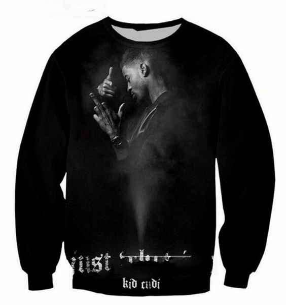 fashion women/men popular singer kid cudi harauku style funny 3d printed crewneck sweatshirts hoodies k195, Black
fashion women/men popular singer kid cudi harauku style funny 3d printed crewneck sweatshirts hoodies k195, Black