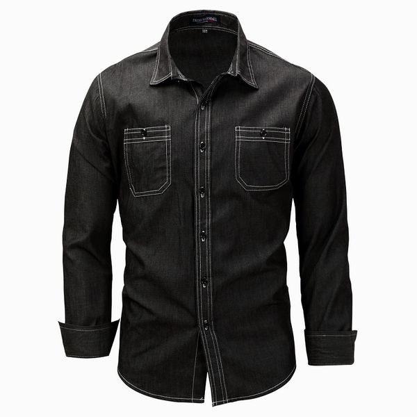 slim fit рубашки мужские джинсовые рубашки с длинным рукавом повседневная пальто сплошной цвет черный синий ес сша размер l xl xxl xxxl бе, White;black
slim fit рубашки мужские джинсовые рубашки с длинным рукавом повседневная пальто сплошной цвет черный синий ес сша размер l xl xxl xxxl бе, White;black