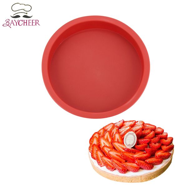 baycheer round silicone mold baking tools for cakes pizza chiffon pan
baycheer round silicone mold baking tools for cakes pizza chiffon pan