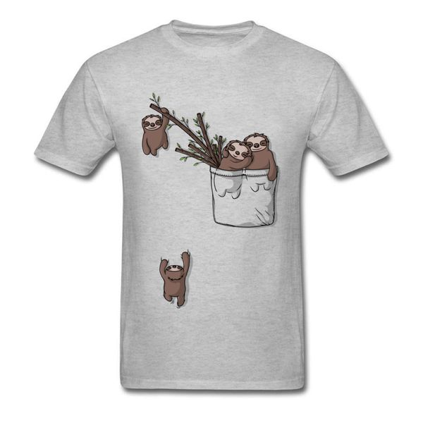 pocket sloth family pure cotton mens short sleeve tees personalized summer/autumn t shirt geek tee-shirt dominant crew neck, White;black
pocket sloth family pure cotton mens short sleeve tees personalized summer/autumn t shirt geek tee-shirt dominant crew neck, White;black