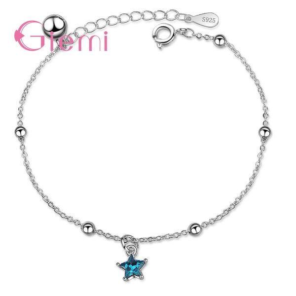 giemi blue fire cubic zirconia star shape bracelet 925 sterling silver girlfriend/lover gift big promotions nwomen jewelry, Black
giemi blue fire cubic zirconia star shape bracelet 925 sterling silver girlfriend/lover gift big promotions nwomen jewelry, Black