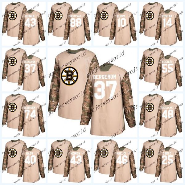 Mens' 2018 Camo Veterans Day Boston Bruins Jerseys 18 Kenny Agostino 55 Noel Acciari 88 David Pastrnak 67 Jakub Zboril Hockey Jerseys 
Mens' 2018 Camo Veterans Day Boston Bruins Jerseys 18 Kenny Agostino 55 Noel Acciari 88 David Pastrnak 67 Jakub Zboril Hockey Jerseys