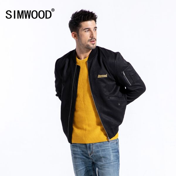 simwood 2018 brand winter suede jacket men fashion embroidered thick coats outerwear leather jackets 180582, Black;brown
simwood 2018 brand winter suede jacket men fashion embroidered thick coats outerwear leather jackets 180582, Black;brown
