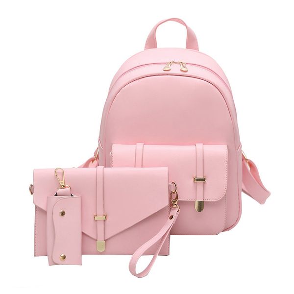 fashion composite bag pu leather backpack women cute 3 sets bag school backpacks for teenage girls pink bags letter sac a dos y18110202
fashion composite bag pu leather backpack women cute 3 sets bag school backpacks for teenage girls pink bags letter sac a dos y18110202