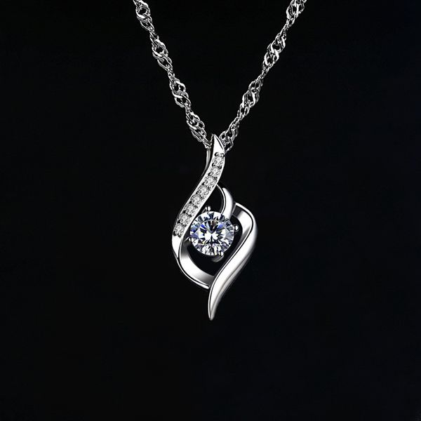 925 sterling silver pendant necklace fashion charms necklaces heart shaped crystal pendants jewelry
925 sterling silver pendant necklace fashion charms necklaces heart shaped crystal pendants jewelry