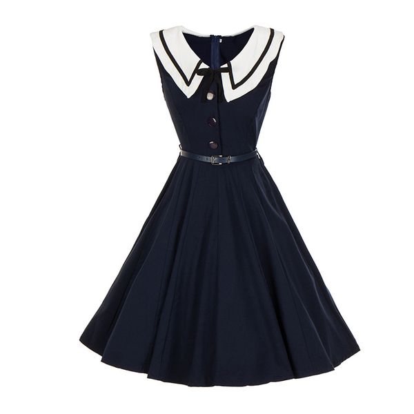 amazon wish cross border women's wear 2018 new retro elegant waist waist pure color slim slim dress, White;black
amazon wish cross border women's wear 2018 new retro elegant waist waist pure color slim slim dress, White;black