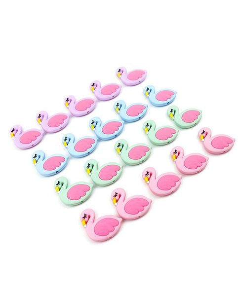 mini silione flamingo teething beads baby pacifier chain beads soothers diy nursing necklace pendant material 4 colors
mini silione flamingo teething beads baby pacifier chain beads soothers diy nursing necklace pendant material 4 colors