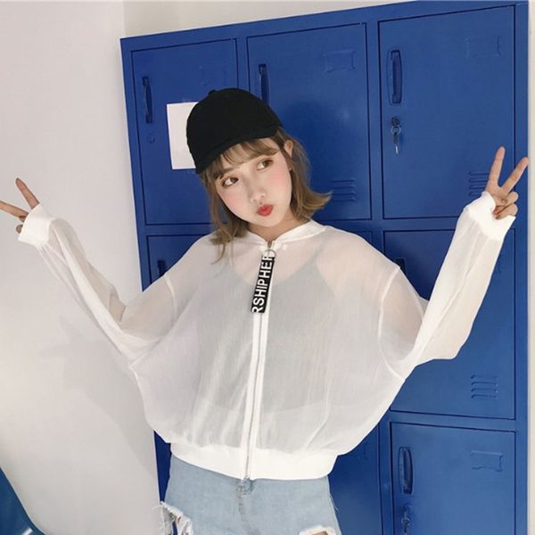 ropalia 2018 chiffon summer new women's sunscreen air conditioning zippers thin jacket coat long sleeve loose rose print coat, Black;brown
ropalia 2018 chiffon summer new women's sunscreen air conditioning zippers thin jacket coat long sleeve loose rose print coat, Black;brown