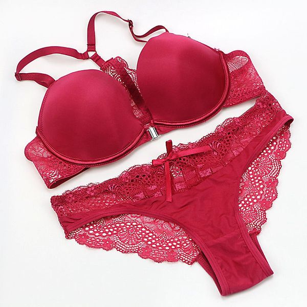 europe and america lace bra set front buckle y-shaped shoulder strap beauty back paragraph no trace gathered ladies underwear wholesale, Red;black
europe and america lace bra set front buckle y-shaped shoulder strap beauty back paragraph no trace gathered ladies underwear wholesale, Red;black