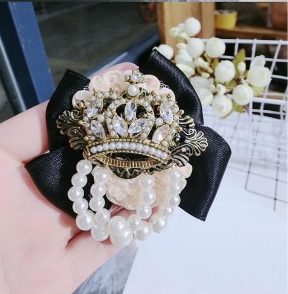 bow pearl beads collar brooch vintage exquisite gift brooch popular cross brooches for girl women, Gray
bow pearl beads collar brooch vintage exquisite gift brooch popular cross brooches for girl women, Gray
