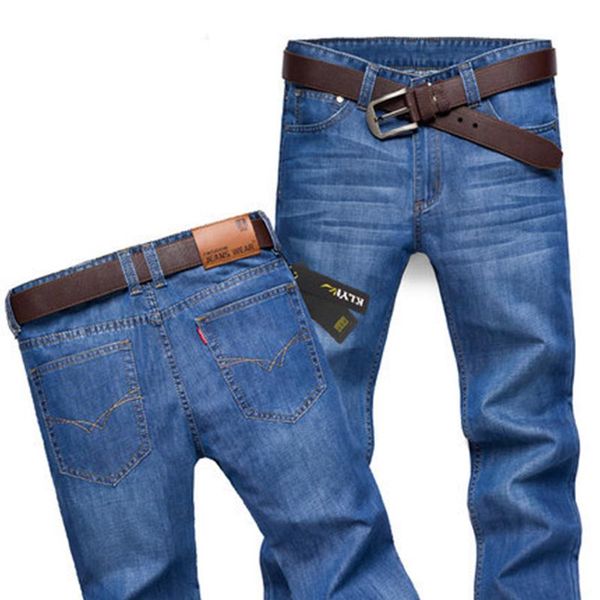 new season class style slim men jeans straight loose mid waist young men long pants slim straight sale, Blue
new season class style slim men jeans straight loose mid waist young men long pants slim straight sale, Blue