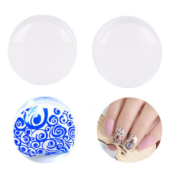 2pcs head tools nail art templates clear jelly nail stamping plate silicone stamper head manicure art stamp stamping, White
2pcs head tools nail art templates clear jelly nail stamping plate silicone stamper head manicure art stamp stamping, White