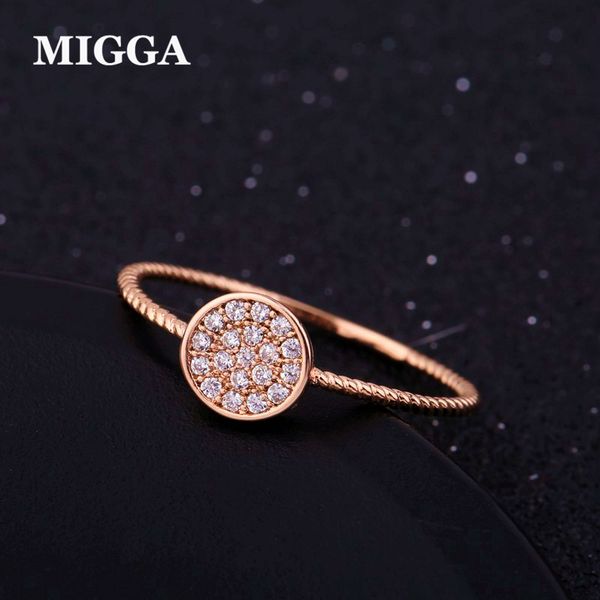 migga elegant simple design cubic zirconia round charm finger ring for women girls rose gold color bague, Golden;silver
migga elegant simple design cubic zirconia round charm finger ring for women girls rose gold color bague, Golden;silver