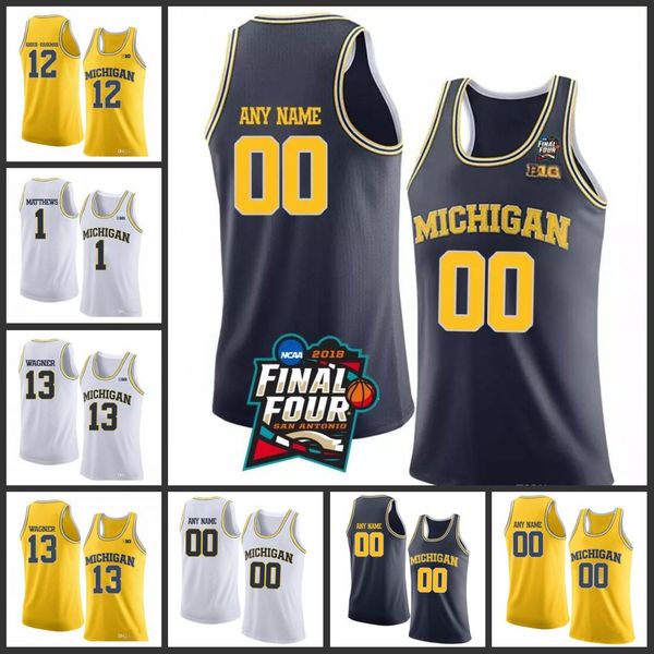 custom 2018 ncaa michigan wolverines 13 moritz wagner 1 charles matthews 2 poole white navy blue yellow shisted jersey s-3xl, Black;red
custom 2018 ncaa michigan wolverines 13 moritz wagner 1 charles matthews 2 poole white navy blue yellow shisted jersey s-3xl, Black;red