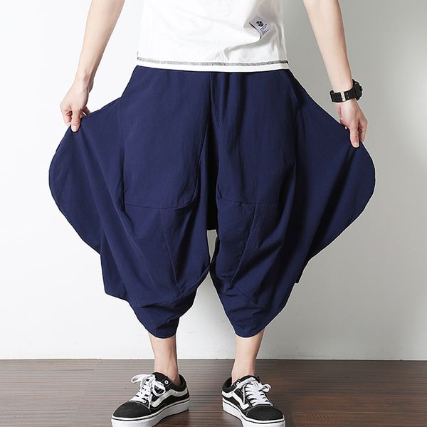 men joggers cotton harem pants male fluid big crotch pants nepal elastic waist loose wide leg linen turnip plus size m-4xl, Black
men joggers cotton harem pants male fluid big crotch pants nepal elastic waist loose wide leg linen turnip plus size m-4xl, Black