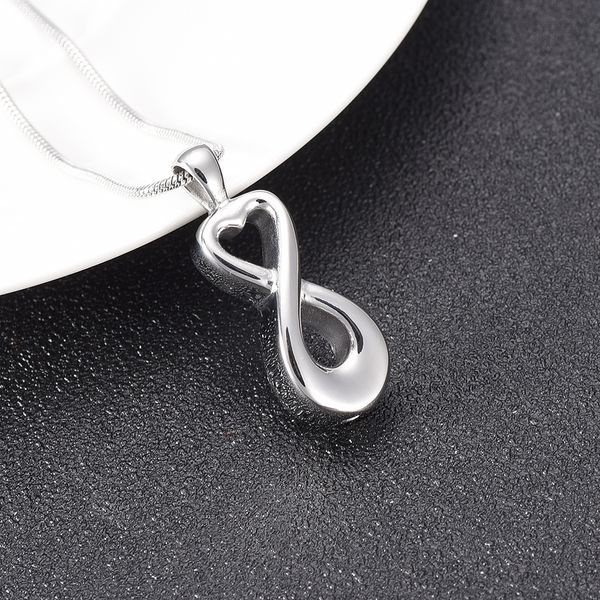 ijd9987 stainless steel cremation love heart infinity urn necklace for women keepsake memorial pendant with ashes jewelry, Silver
ijd9987 stainless steel cremation love heart infinity urn necklace for women keepsake memorial pendant with ashes jewelry, Silver