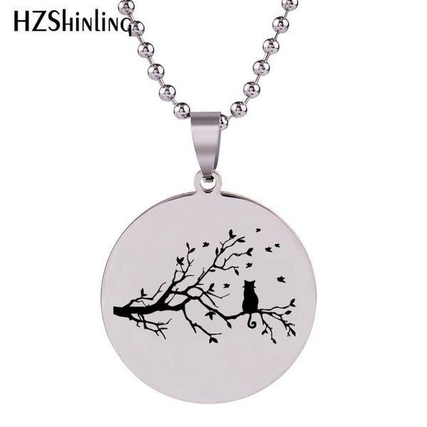 2020 new cat stainless steel pendant handmade necklace silver art jewelry round pendants ball chain gifts
2020 new cat stainless steel pendant handmade necklace silver art jewelry round pendants ball chain gifts