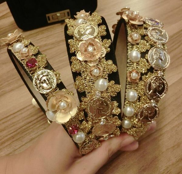 hair accessories 2021 brand vintage baroque gold flower pearl rhinestone bands lace metal coins portrait wild headband women jewelry
hair accessories 2021 brand vintage baroque gold flower pearl rhinestone bands lace metal coins portrait wild headband women jewelry